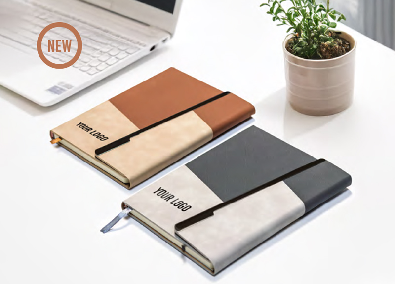 Branded notebooks Abu Dhabi - PU leather and eco notebooks with logo