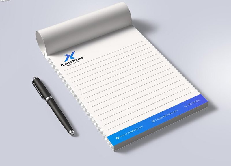 Branded notepads Abu Dhabi - desk, magnetic and perforated pads with logo